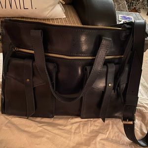 Magnolia by Joanna Gaines Raven & Lily black satchel